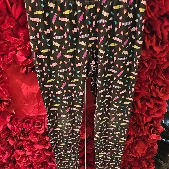 Other - Colorful Halloween Candy Print Kids Leggings Size 10/12